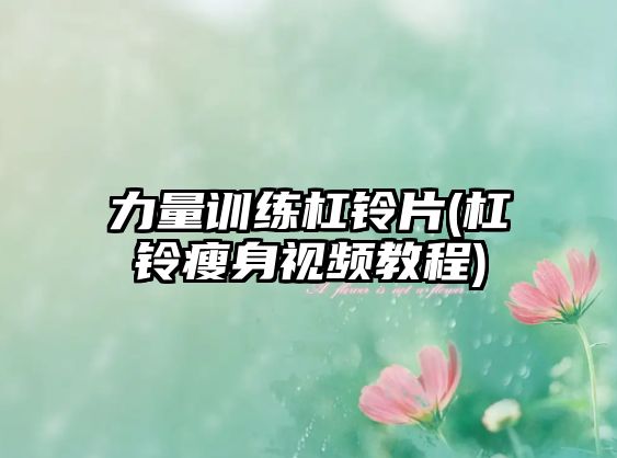 力量訓(xùn)練杠鈴片(杠鈴瘦身視頻教程)